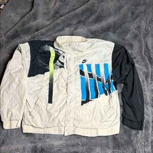 Vtg Nike Challenge Court Andre Agassi Jacket L-XL? FLAW